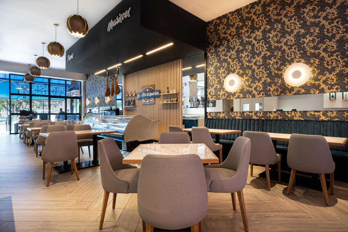 Mesas elegantes para restaurante